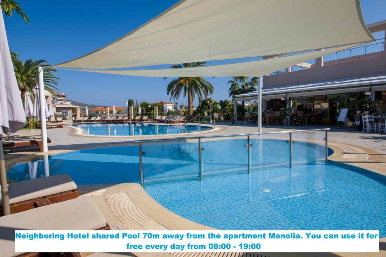Manolia Dream Apartment 30M To The Beach Agia Marina Exterior foto